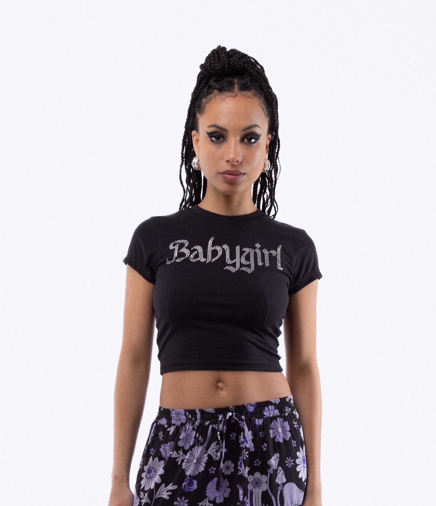 Baby Girl Diamanté Grunge Tee, SILKROAD DAUGHTERS , Shirts & Tops, Baby Girl Diamanté Grunge Tee