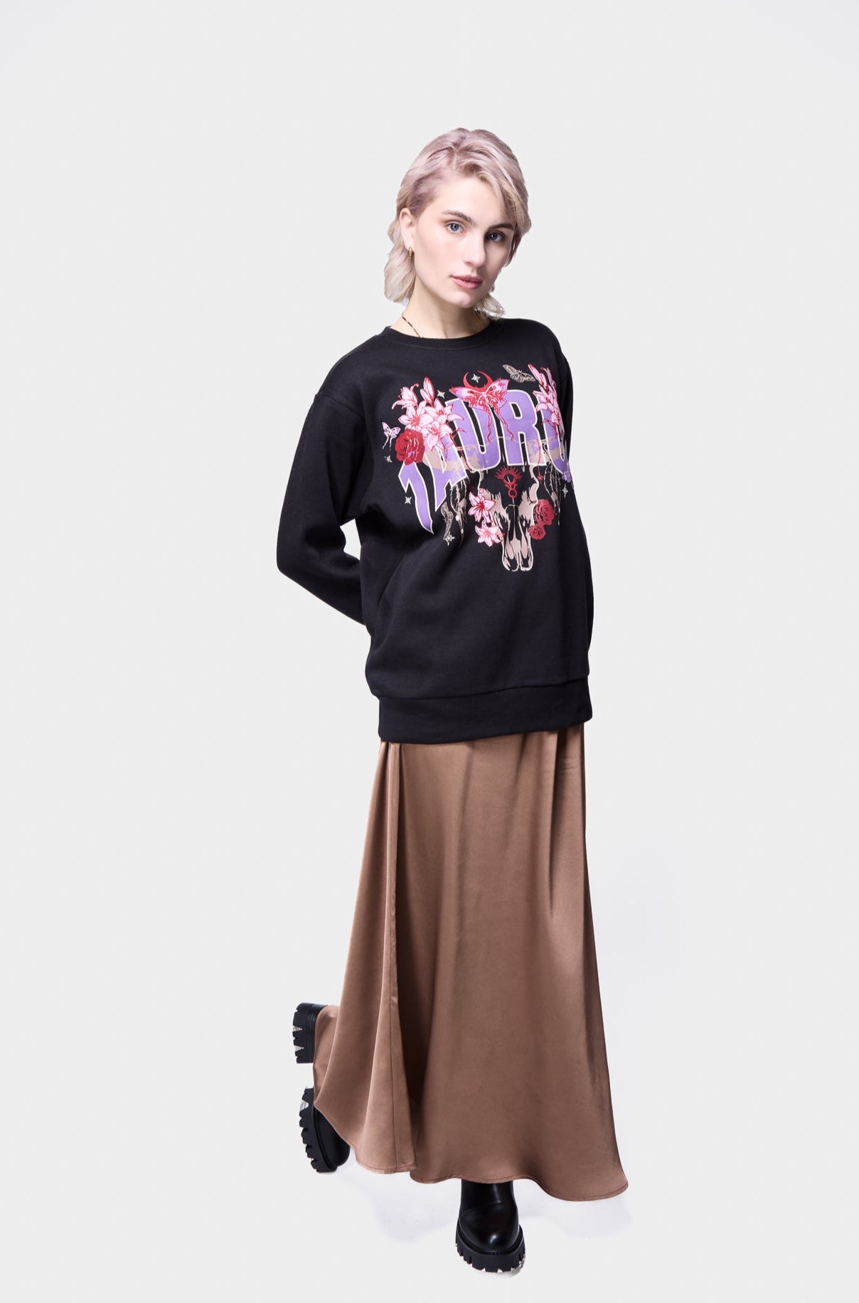 Satin Maxi Skirt SILKROAD DAUGHTERS