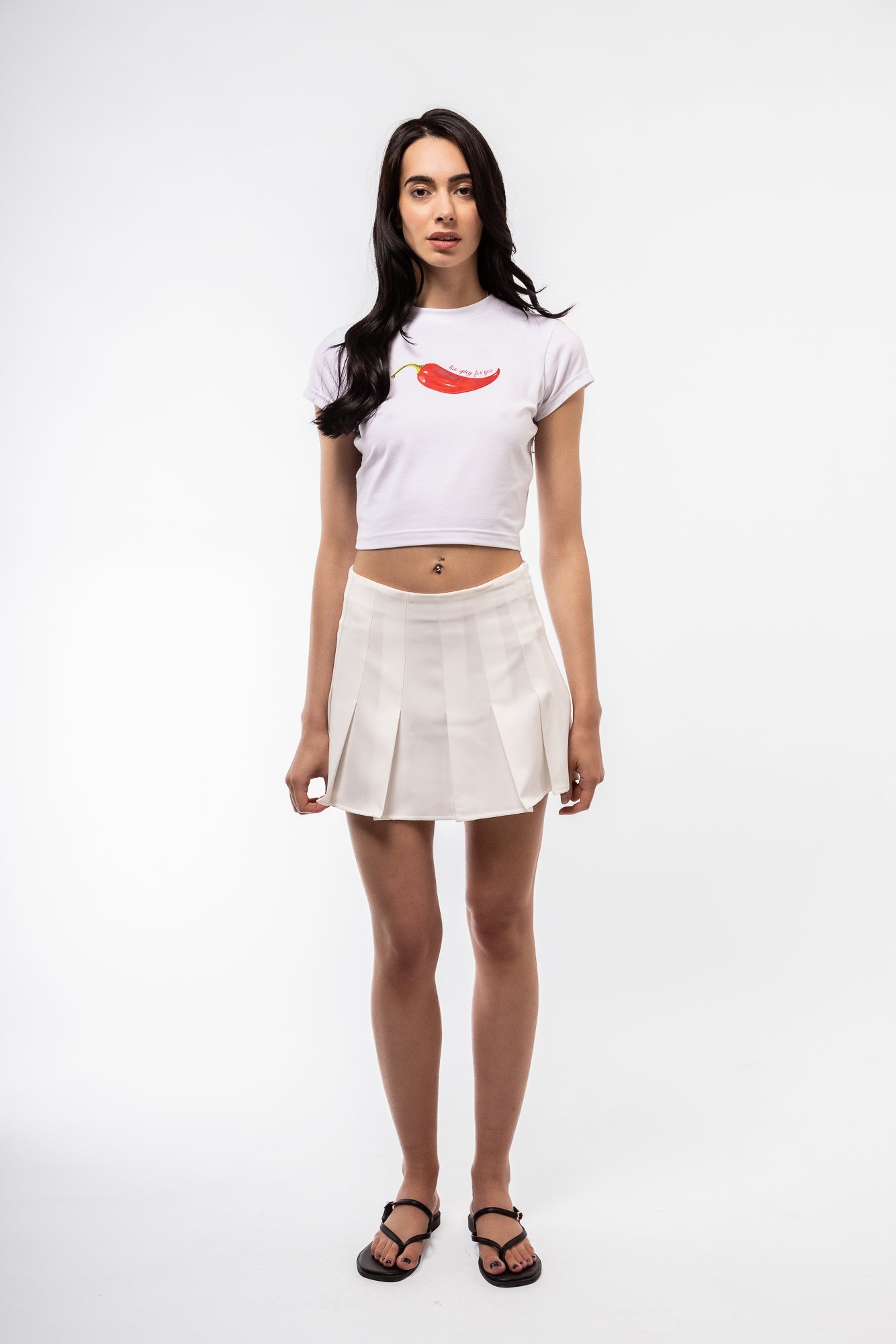 TAILORED PLEATED MINI SKIRT SILKROAD DAUGHTERS