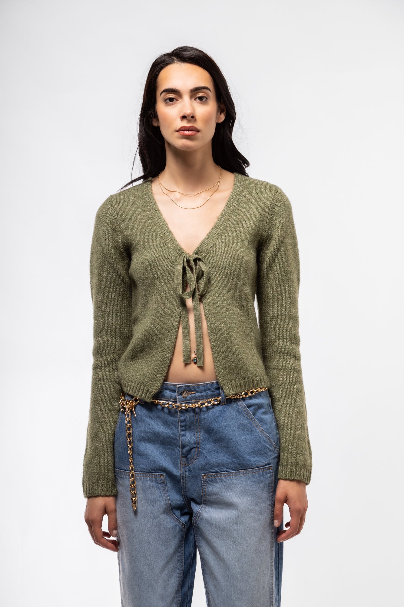 TIE KNIT CARDIGAN SILKROAD DAUGHTERS