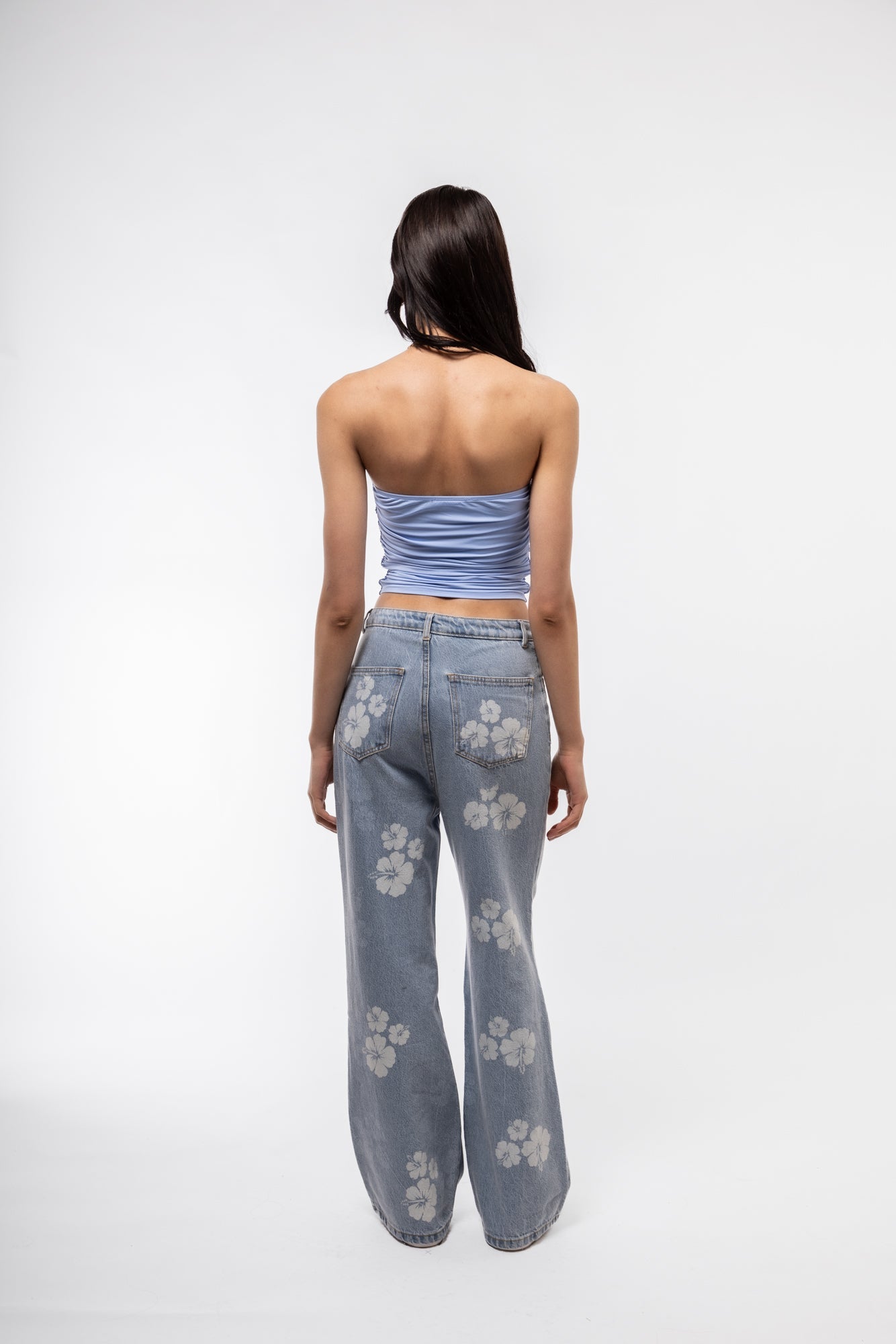 SLINKY RUCHED BANDEAU TOP SILKROAD DAUGHTERS