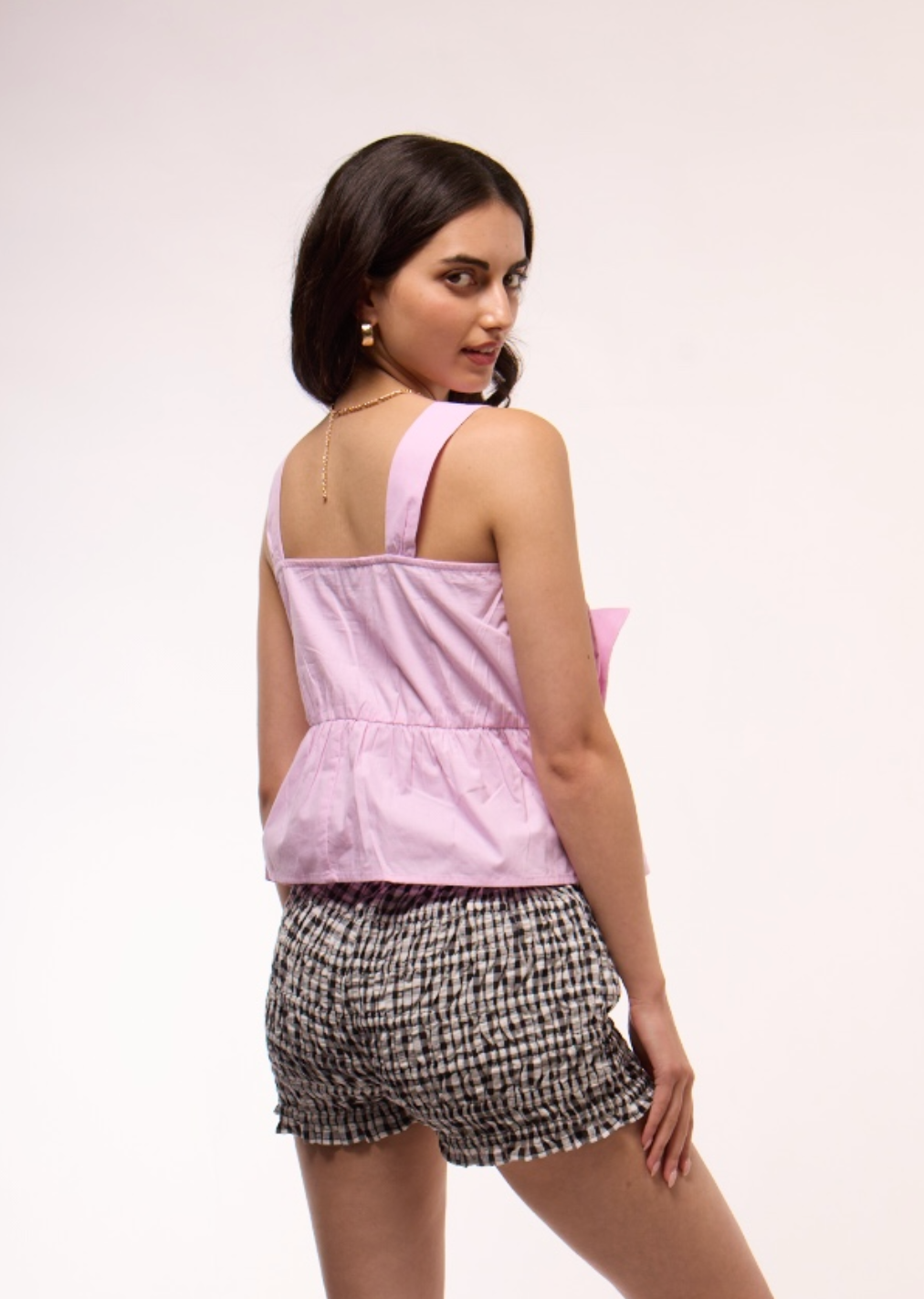 BOW DETAIL CAMI TOP SILKROAD DAUGHTERS