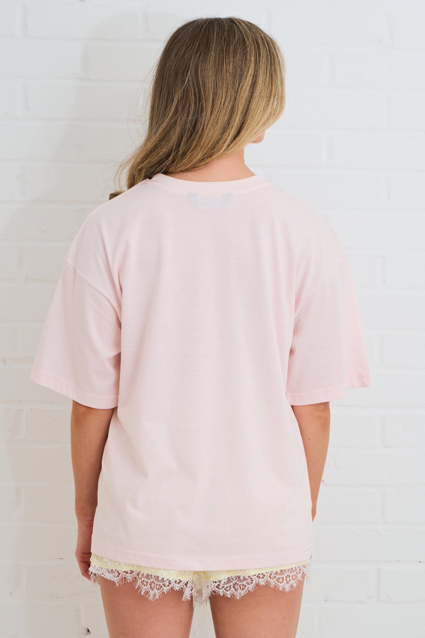 OVERSIZED RHINESTONE TEE COOL GIRLS DRINK MATCHA SILKROAD DAUGHTERS