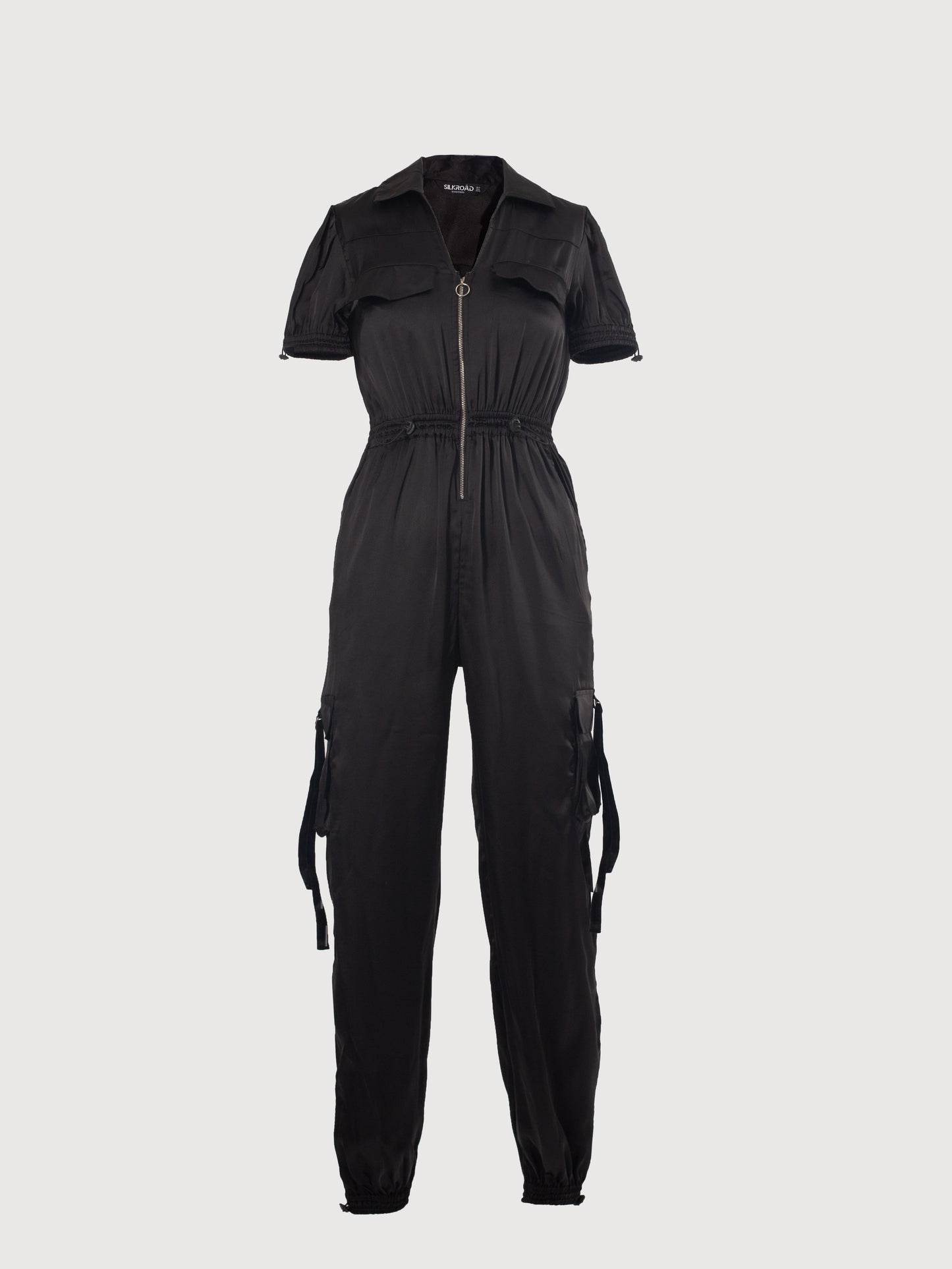 SATIN CARGO JUMPSUIT SILKROAD DAUGHTERS