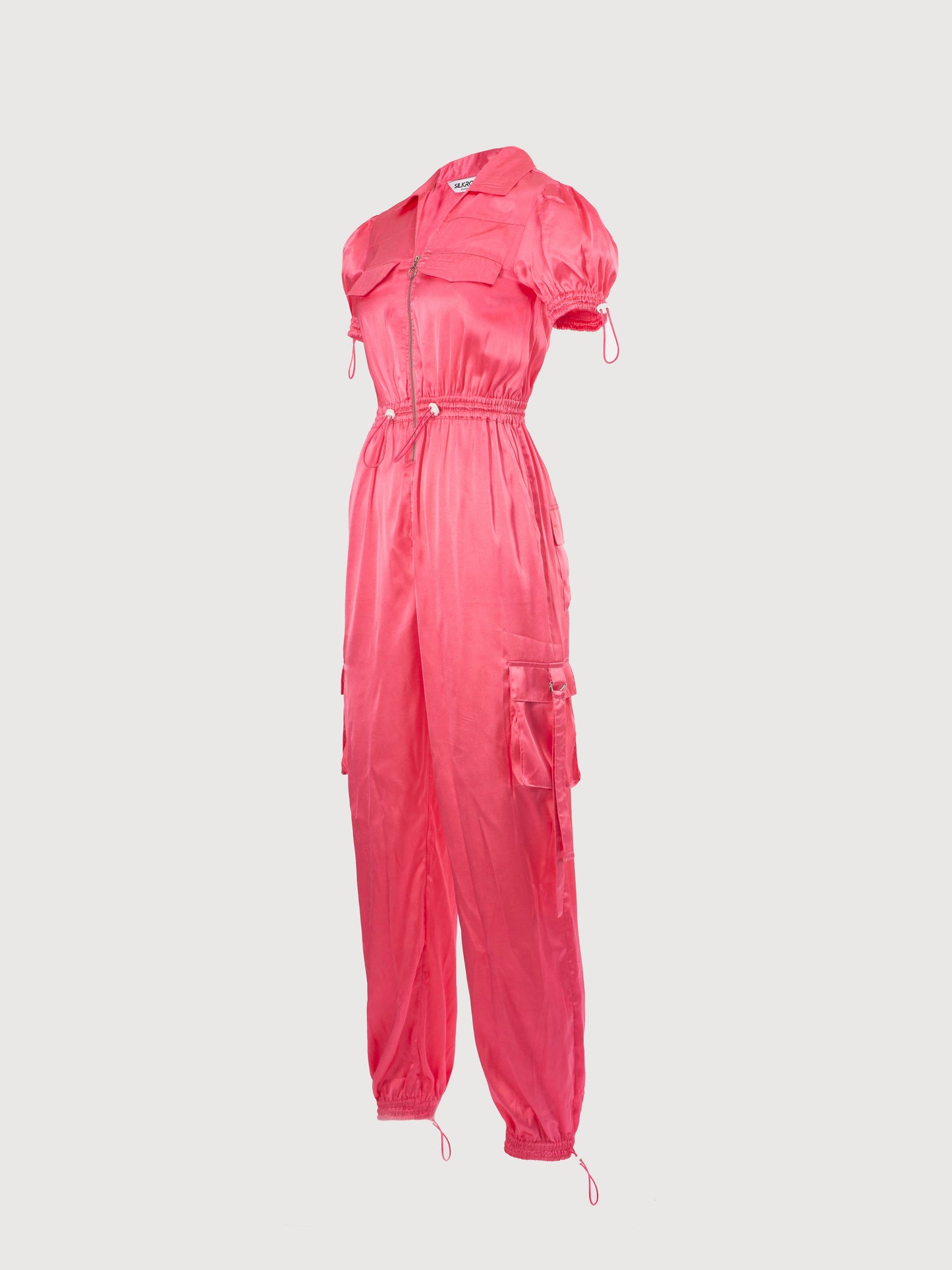 SATIN CARGO JUMPSUIT SILKROAD DAUGHTERS