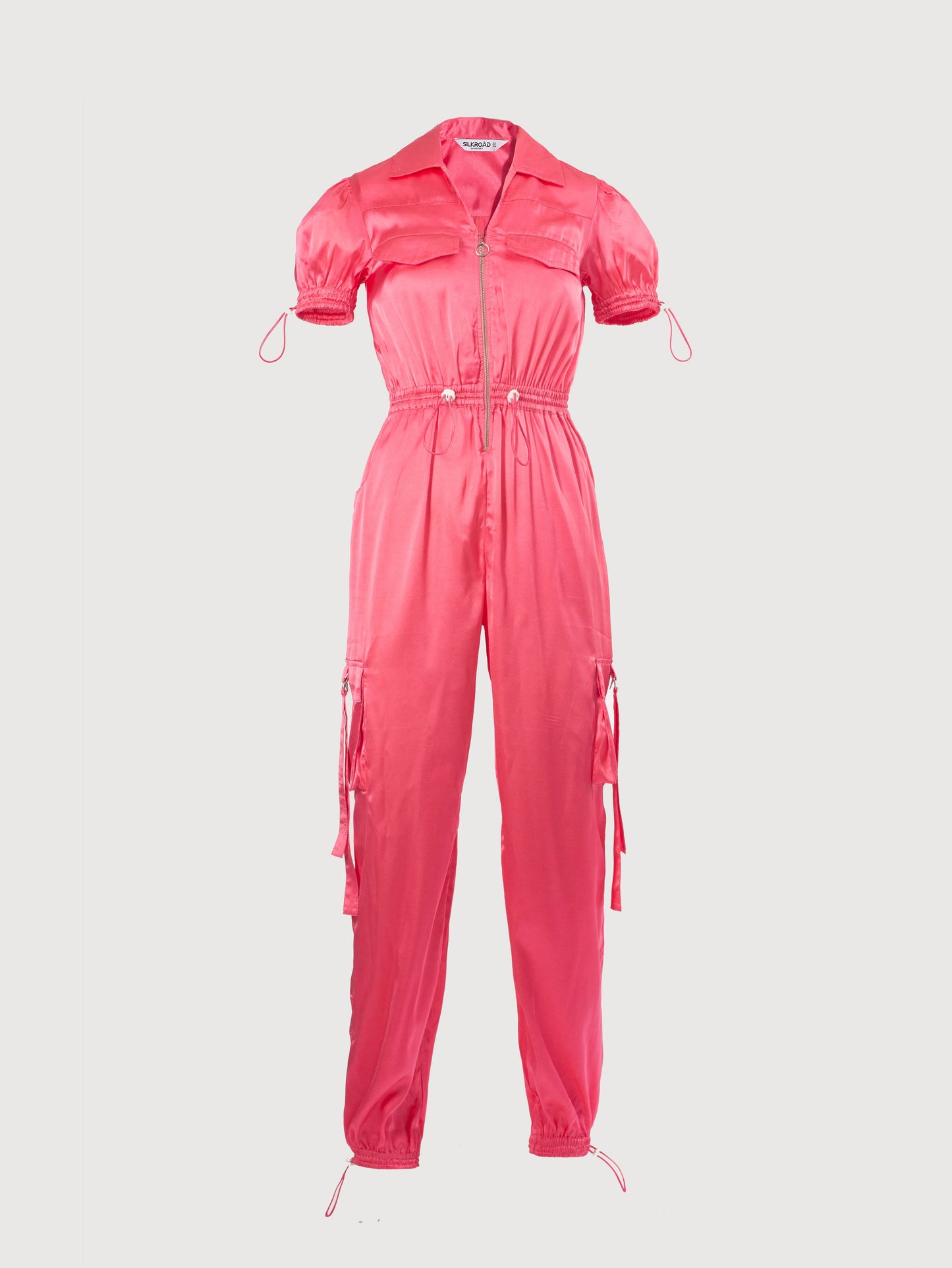SATIN CARGO JUMPSUIT SILKROAD DAUGHTERS