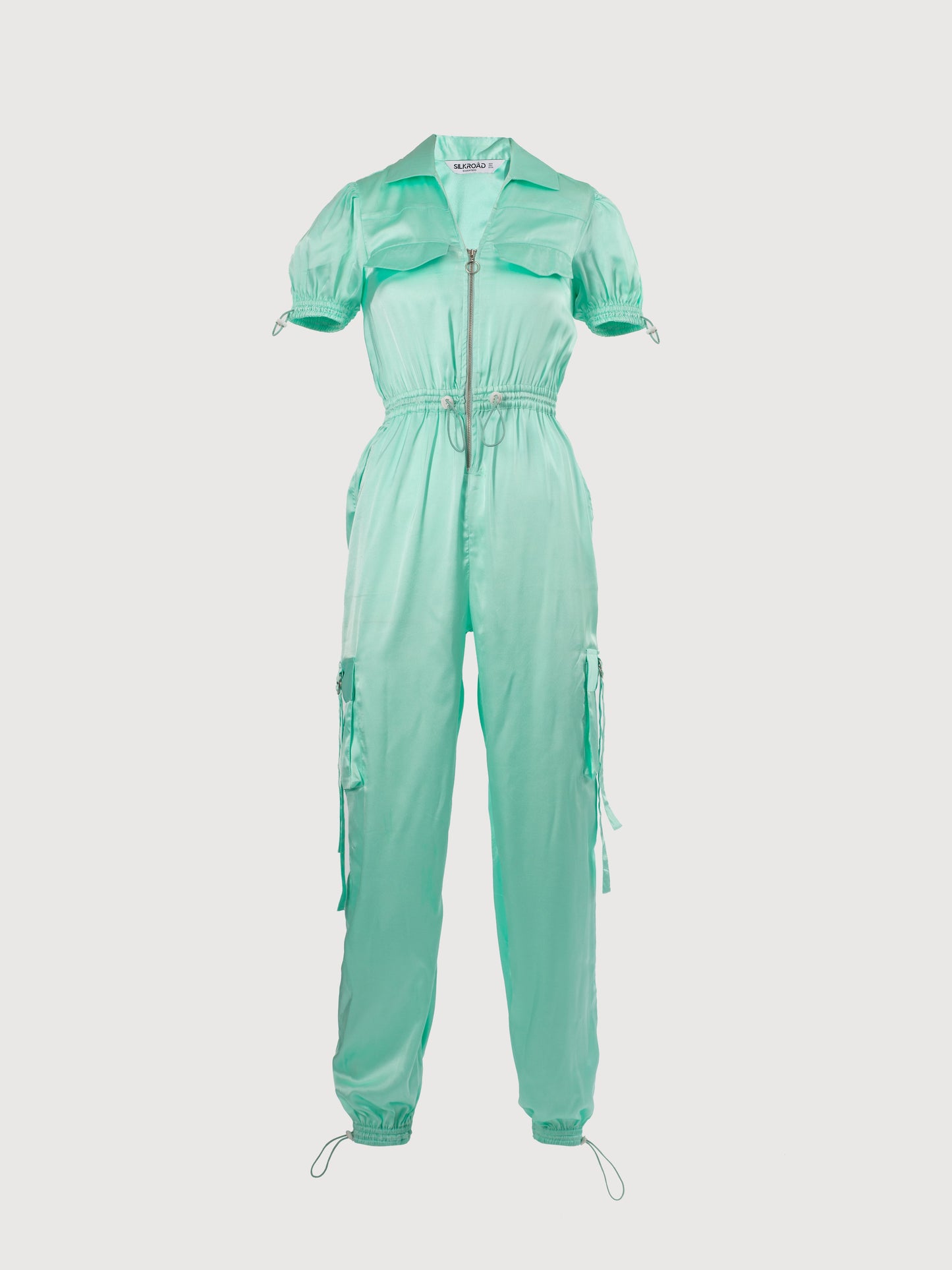 SATIN CARGO JUMPSUIT SILKROAD DAUGHTERS
