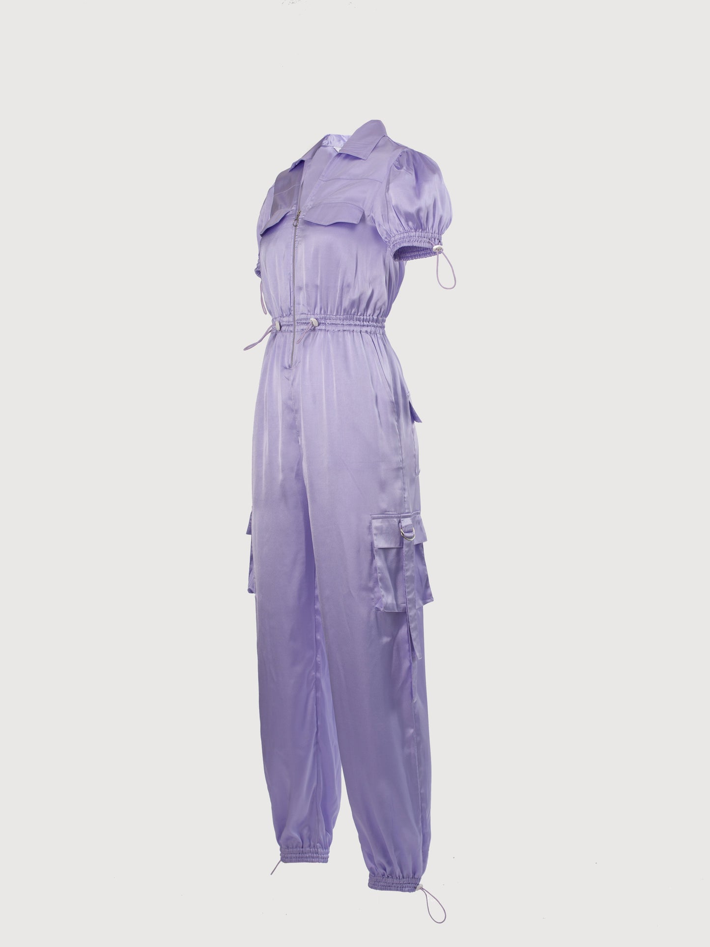 SATIN CARGO JUMPSUIT SILKROAD DAUGHTERS