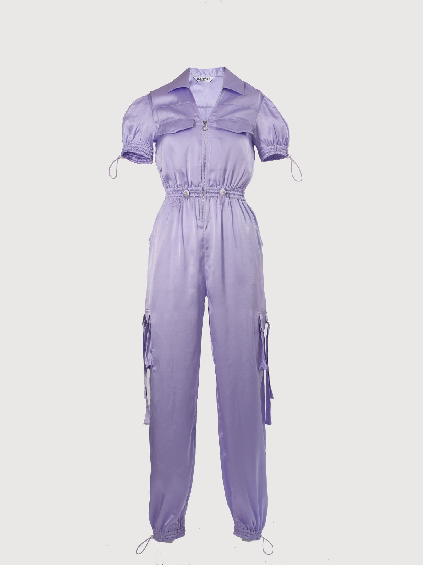 SATIN CARGO JUMPSUIT SILKROAD DAUGHTERS