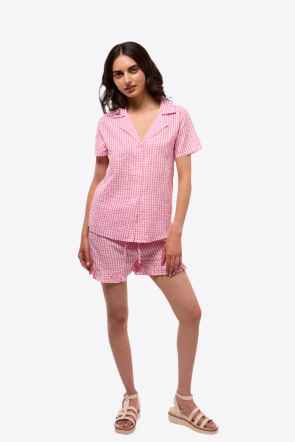 GINGHAM SHIRT SILKROAD DAUGHTERS