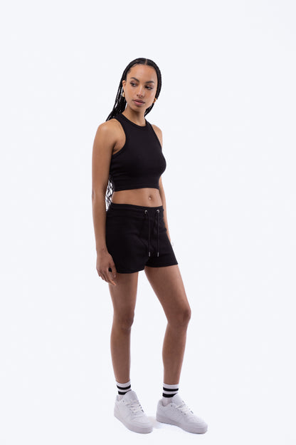 Rib Tie Waist Shorts, SILKROAD DAUGHTERS , Shorts, Rib Tie Waist Shorts