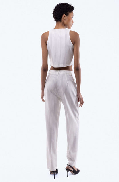 Amahle Pinstripe Wide Leg Trousers