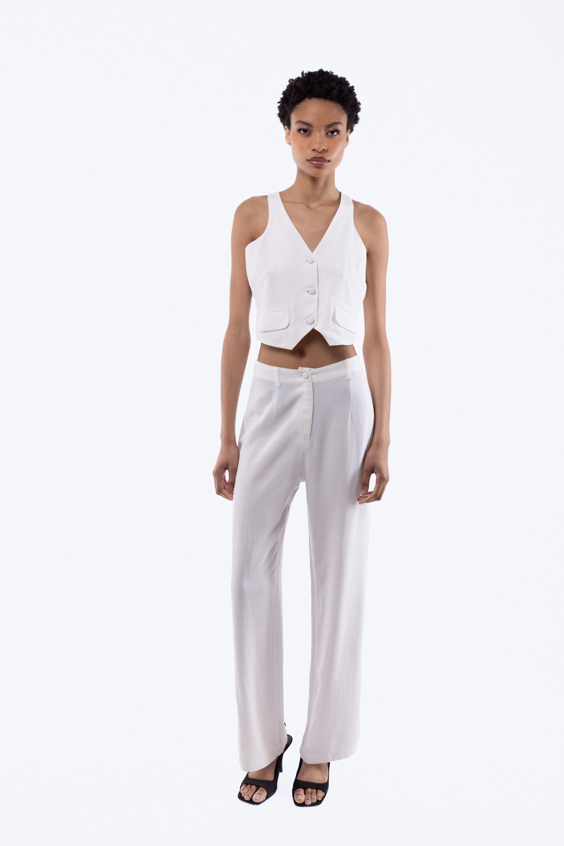 Linen Wide Leg Trousers, SILKROAD DAUGHTERS , Pants, Wide Leg Trousers