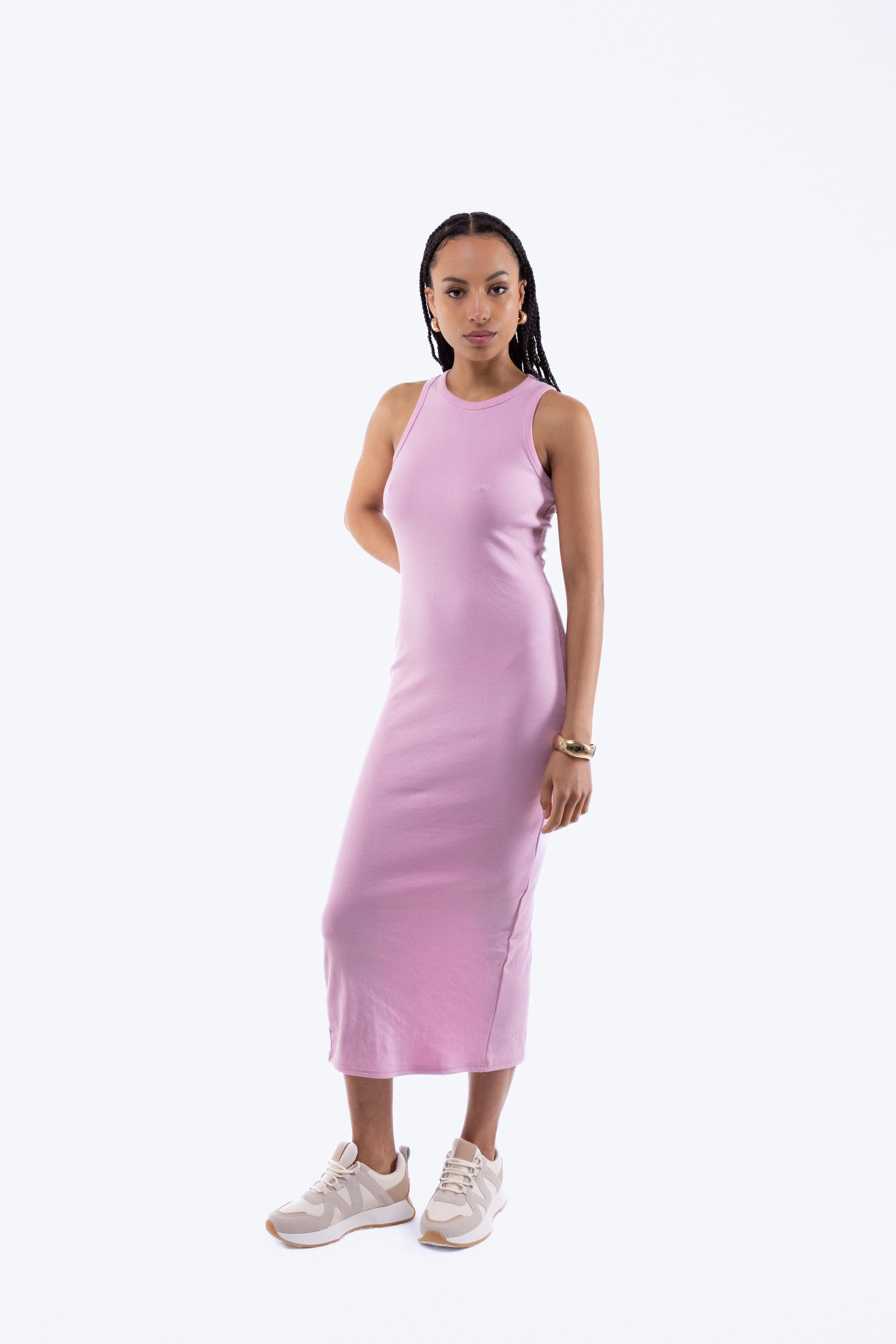 Rib Racer Midi Dress, SILKROAD DAUGHTERS , Dresses, Rib Racer Midi Dress