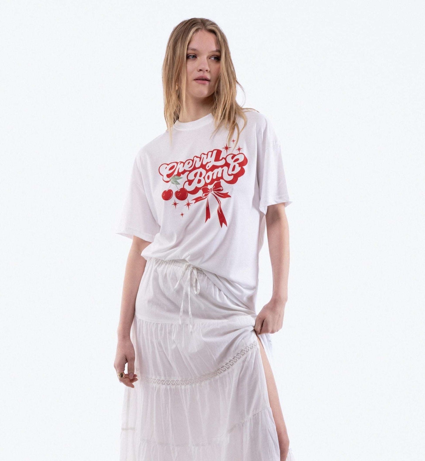 Cherry Bomb Oversized Tee