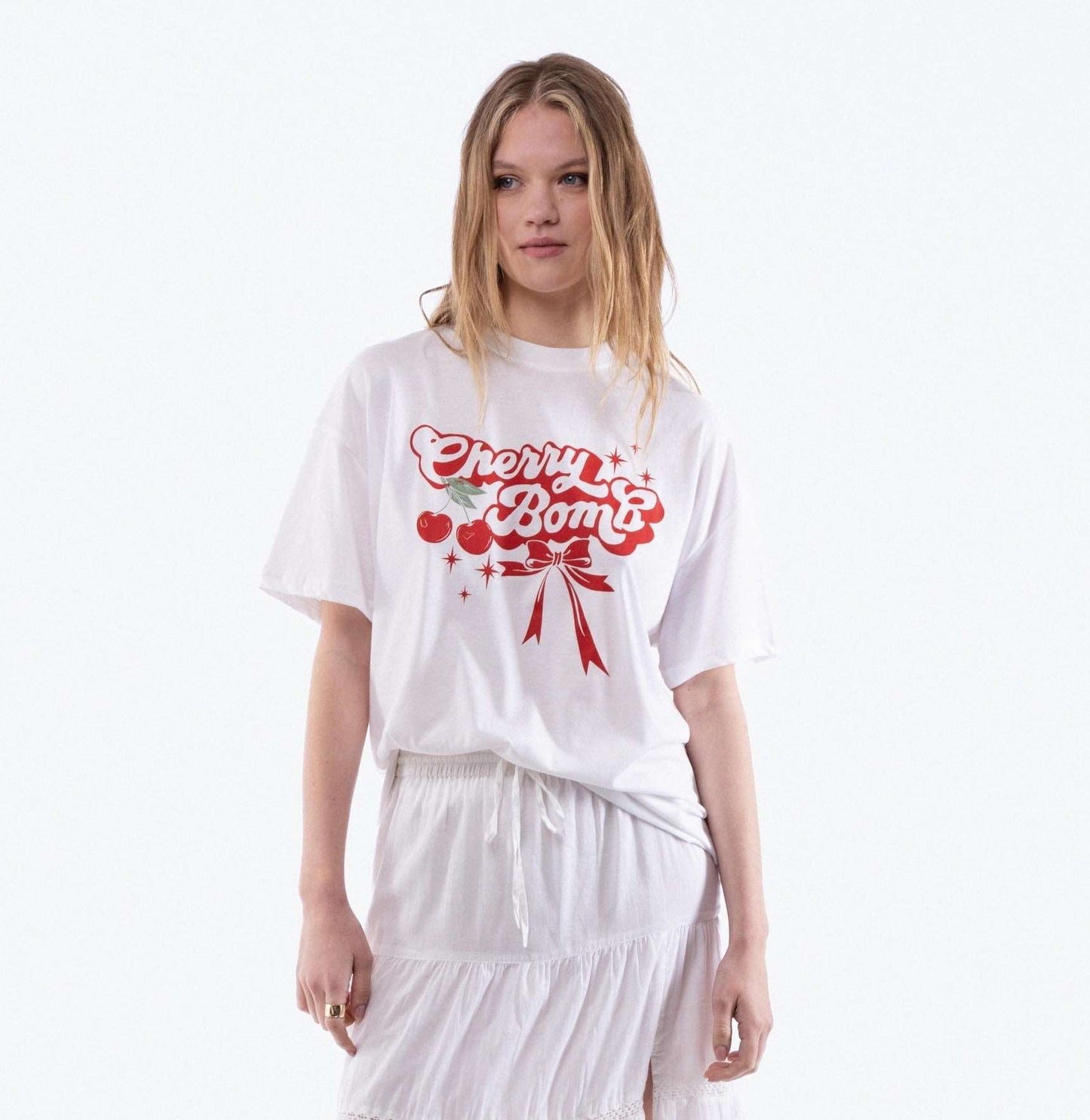 Cherry Bomb Oversized Tee