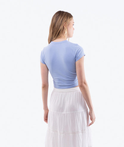 Pisces Cropped Tee, SILKROAD DAUGHTERS , Shirts & Tops, Tops