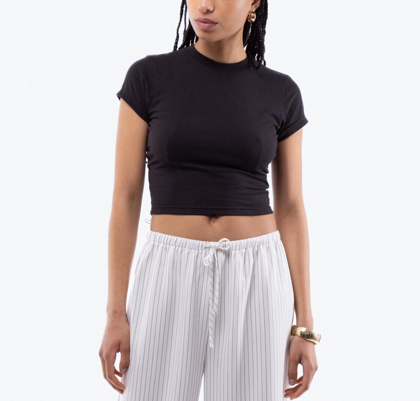 Cropped Tight Fit Tee