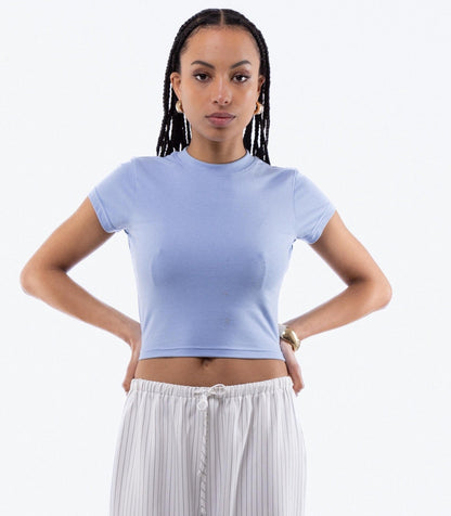 Cropped Tight Fit Tee