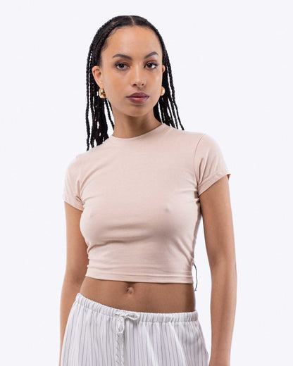 Cropped Tight Fit Tee