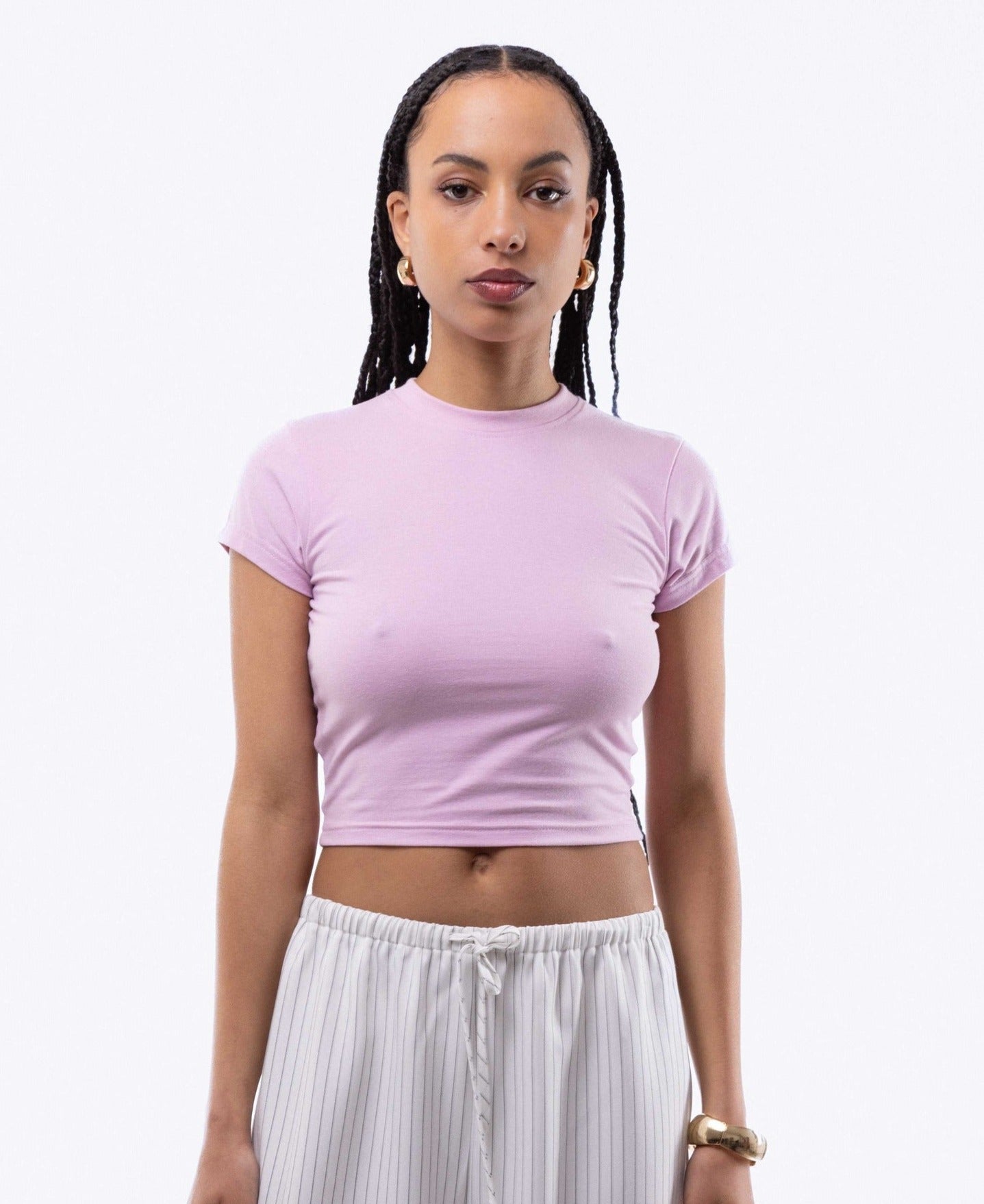 Cropped Tight Fit Tee