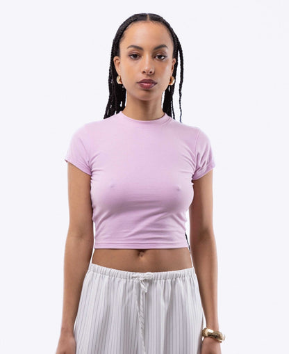 Cropped Tight Fit Tee