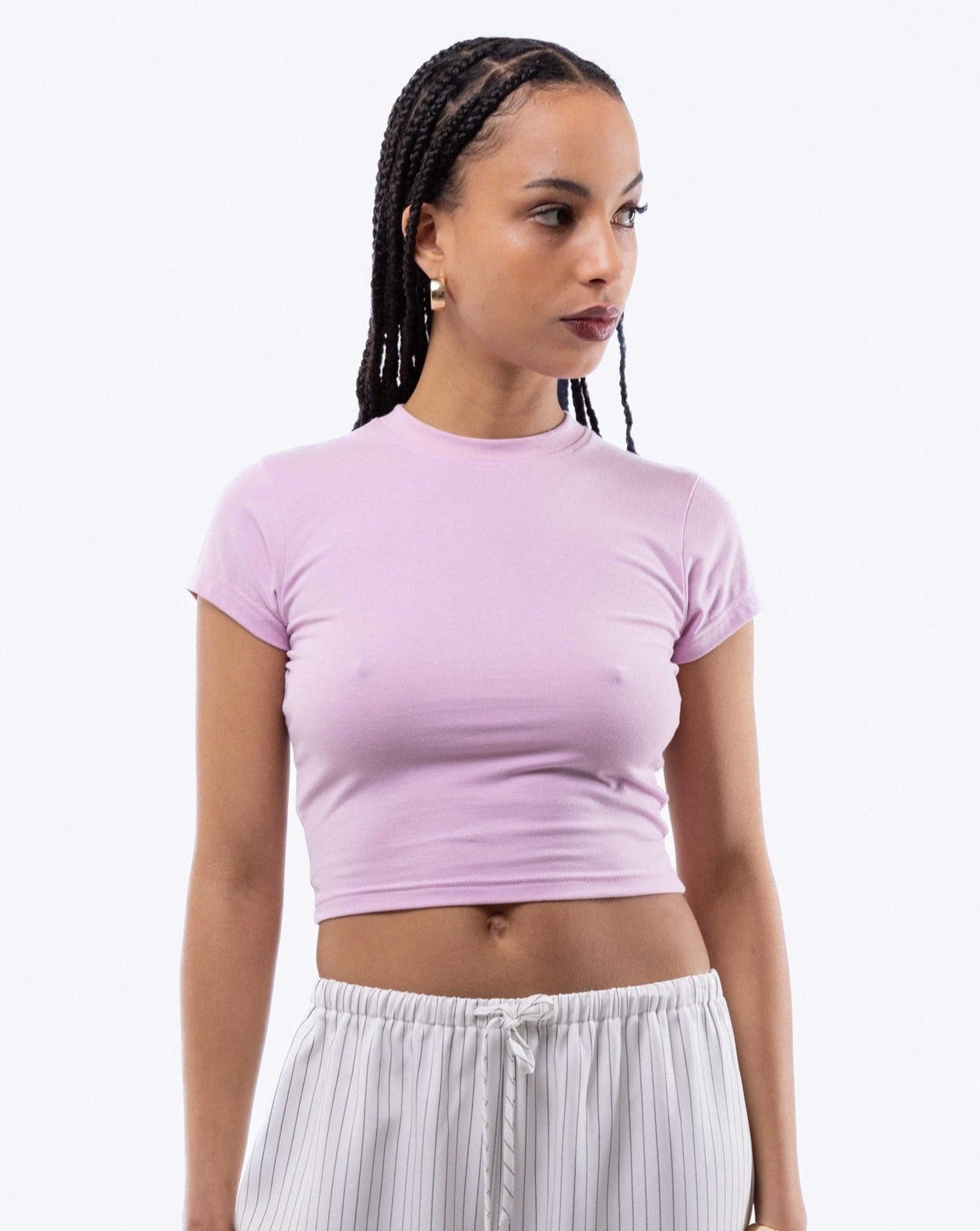 Cropped Tight Fit Tee