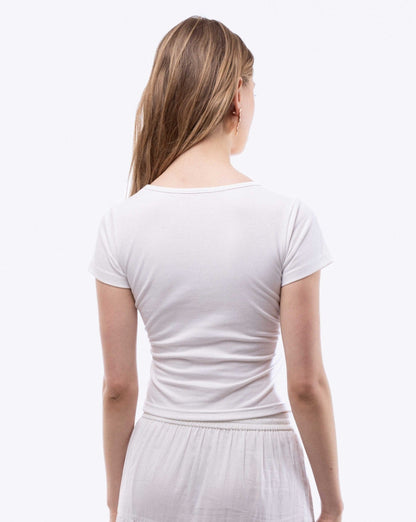 Scoop Neck Basic Tee, SILKROAD DAUGHTERS , Shirts & Tops, Scoop Neck Basic Tee