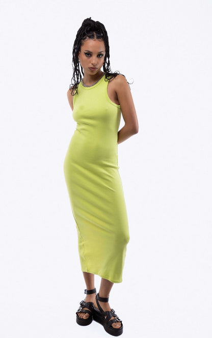 KEI Rib Racer Midi Dress