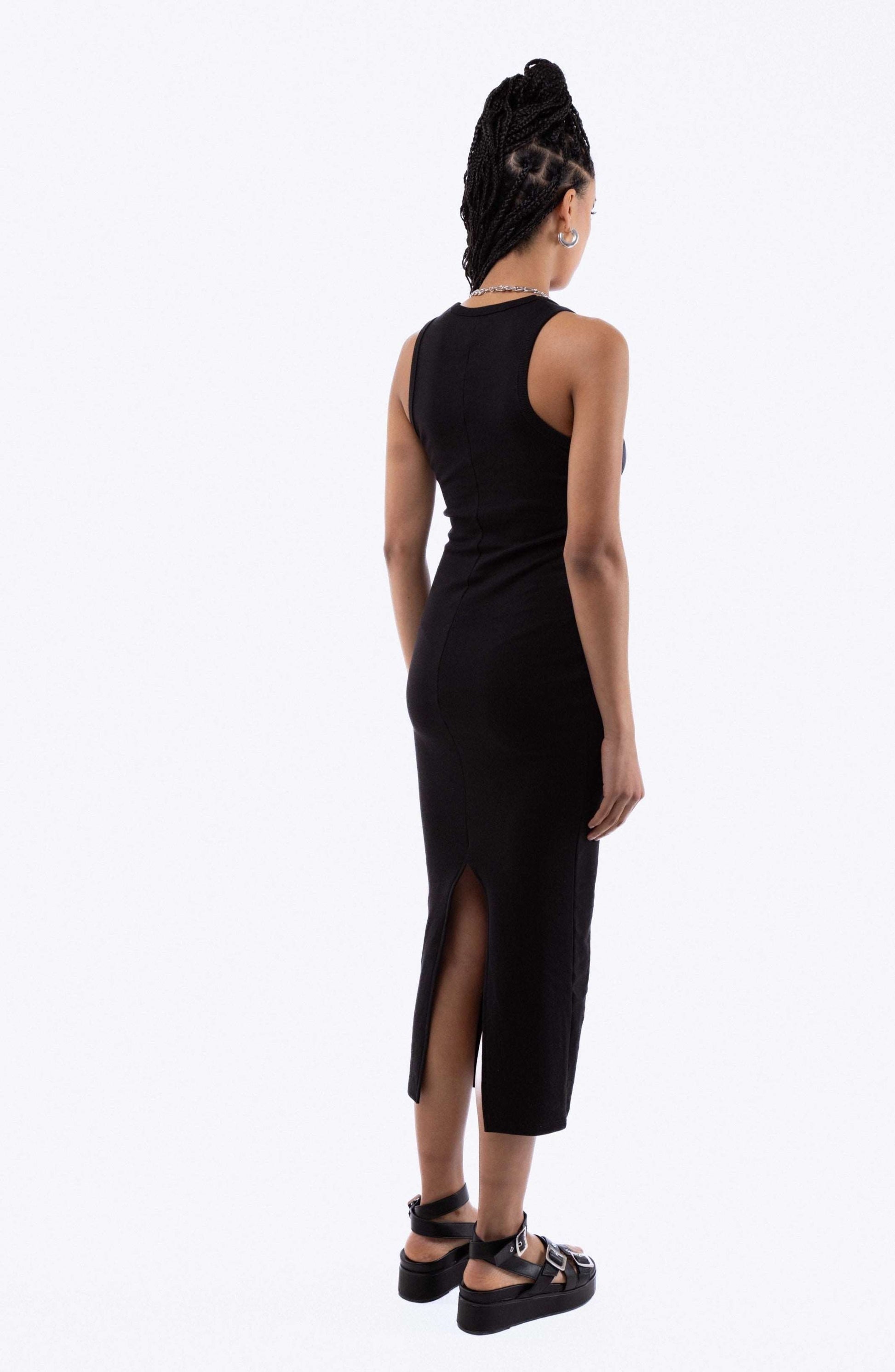 KEI Rib Racer Midi Dress