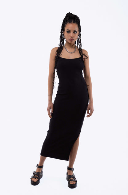 Rib Cami Midi Dress, SILKROAD DAUGHTERS , Dresses, Bodycon Jersey Strappy Mini Dress