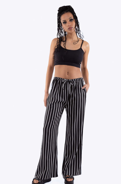 Stripe KEI Wide Leg Trousers, SILKROAD DAUGHTERS , Pants, Bottoms