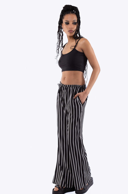 Stripe KEI Wide Leg Trousers, SILKROAD DAUGHTERS , Pants, Bottoms