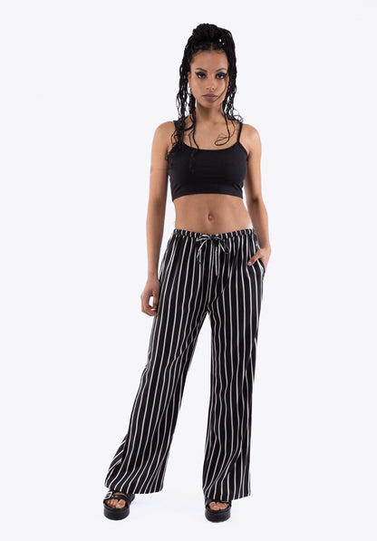 Stripe KEI Wide Leg Trousers, SILKROAD DAUGHTERS , Pants, Bottoms