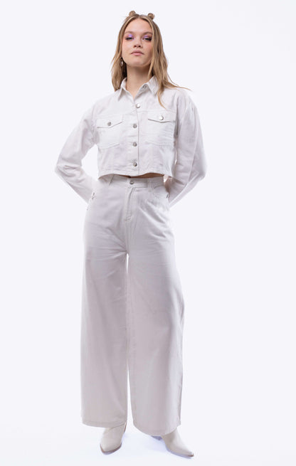 Plain Wide Leg Jean, SILKROAD DAUGHTERS , Pants, Plain Wide Leg Jean