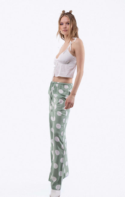 EVA Polka Dot Print Trousers