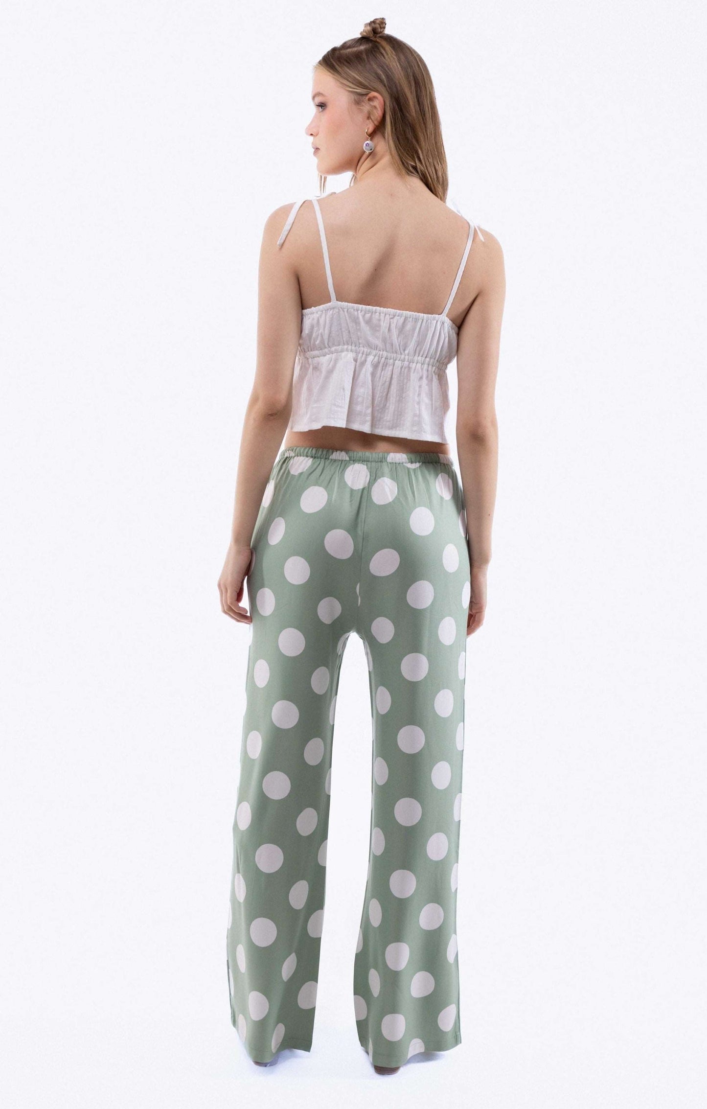 EVA Polka Dot Print Trousers