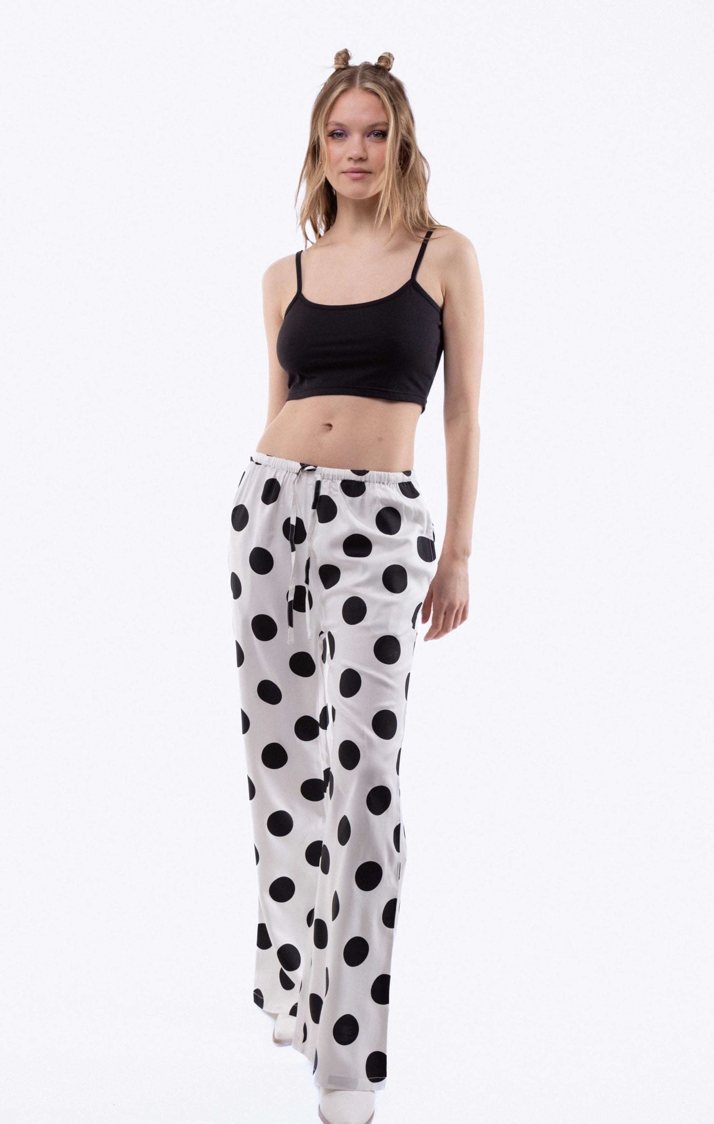 EVA Polka Dot Print Trousers