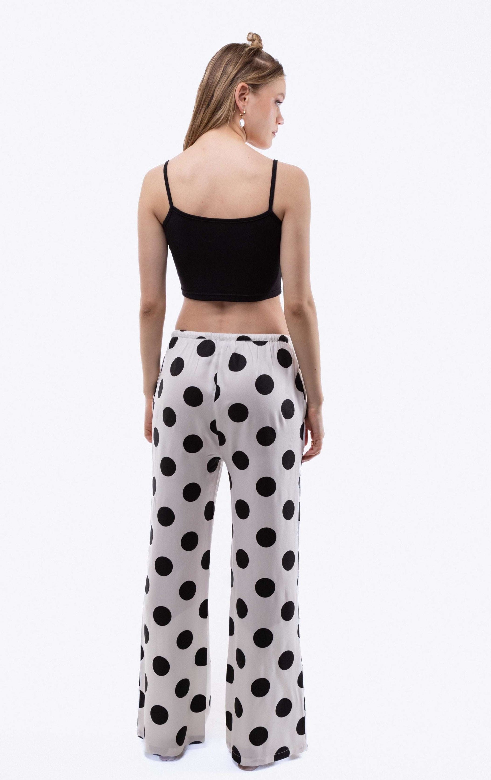 EVA Polka Dot Print Trousers