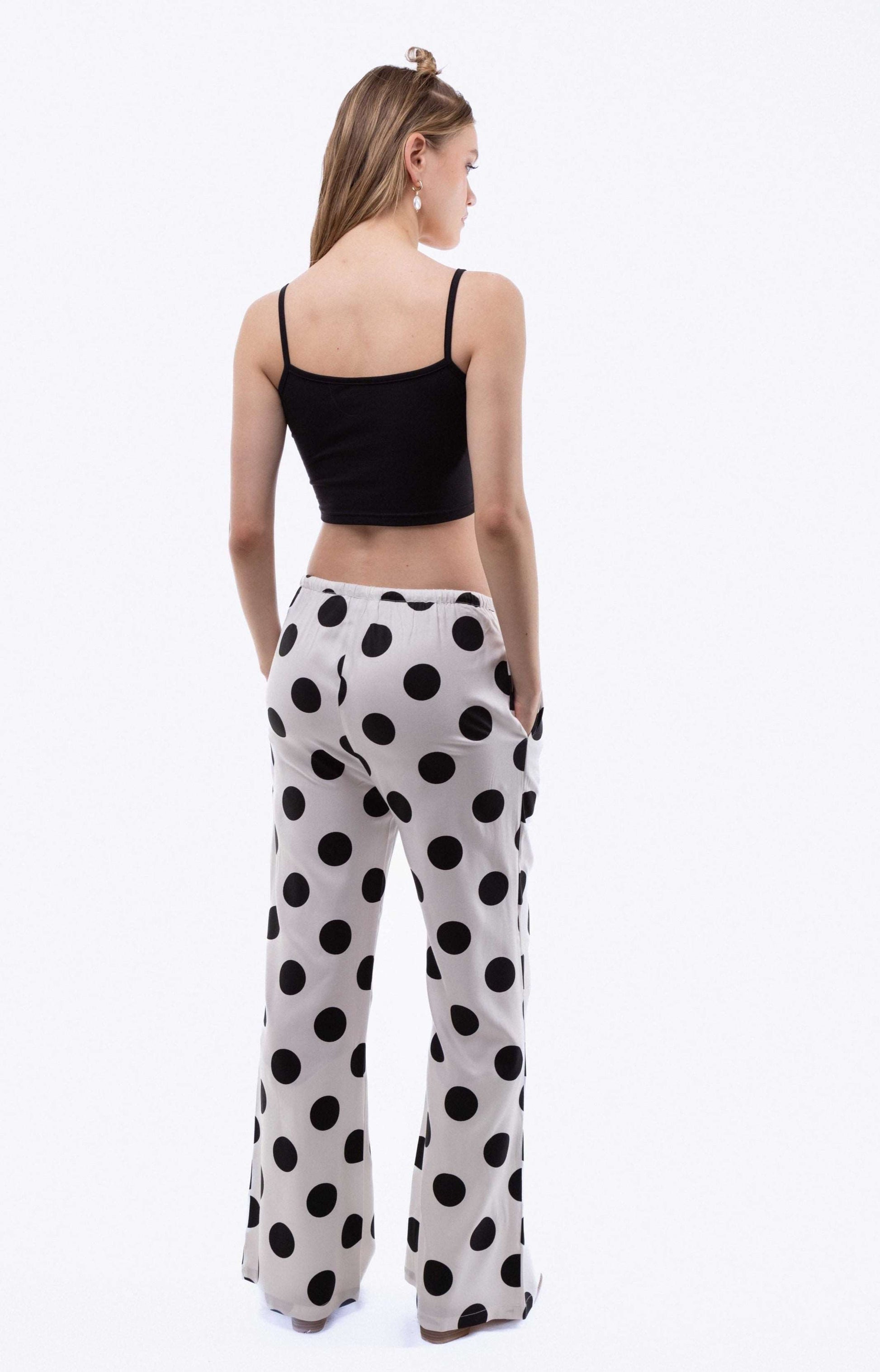 EVA Polka Dot Print Trousers