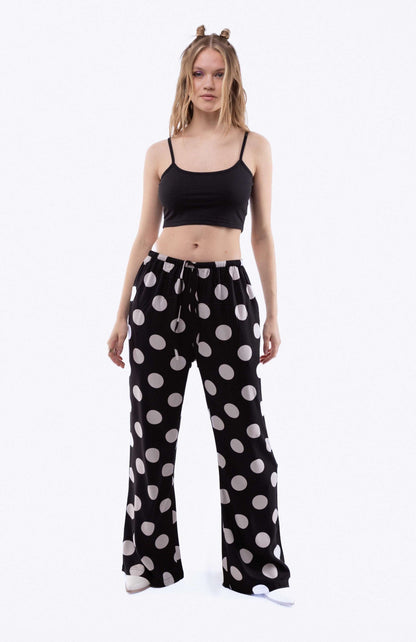 EVA Polka Dot Print Trousers