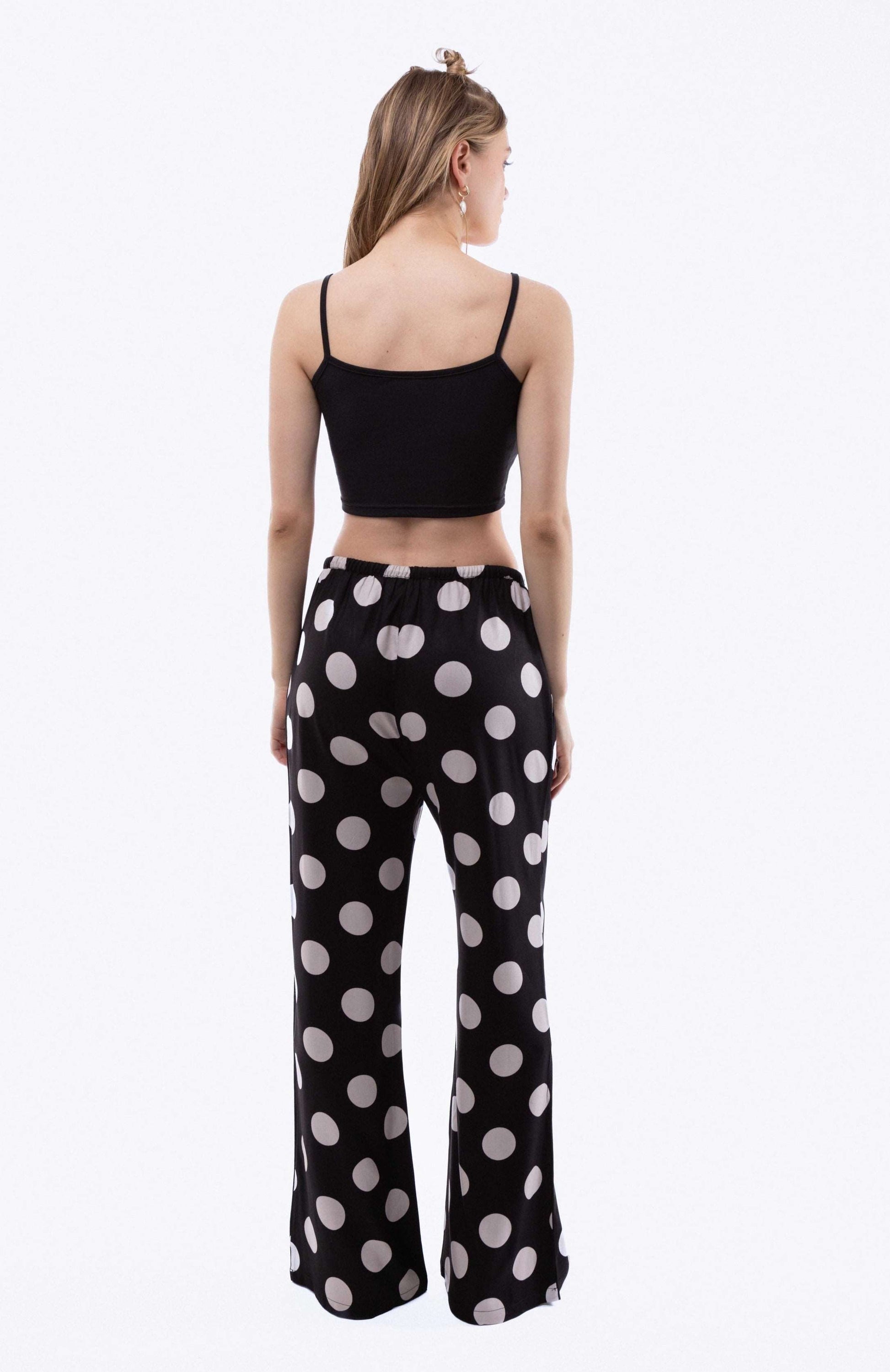 EVA Polka Dot Print Trousers