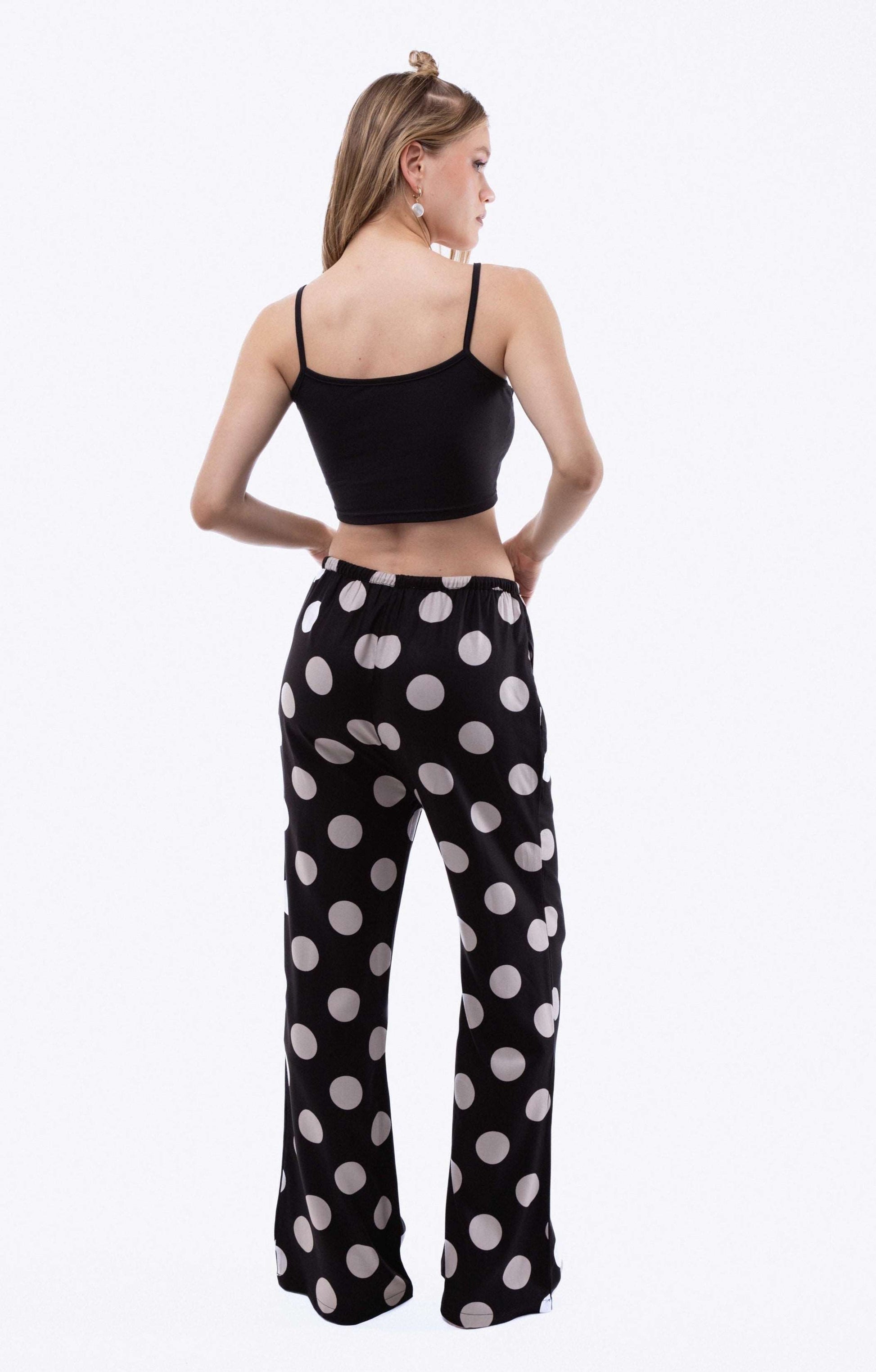 EVA Polka Dot Print Trousers