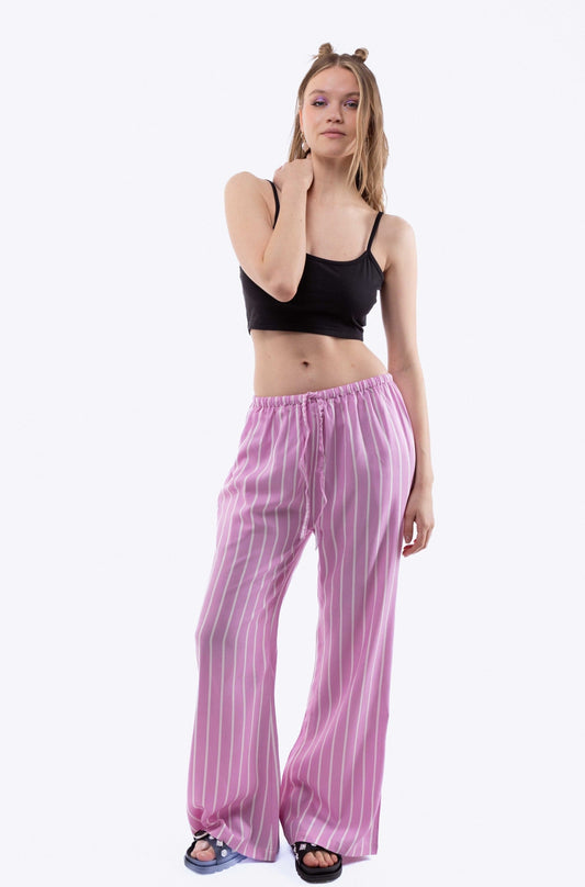 Stripe Festival Wide Leg Trousers