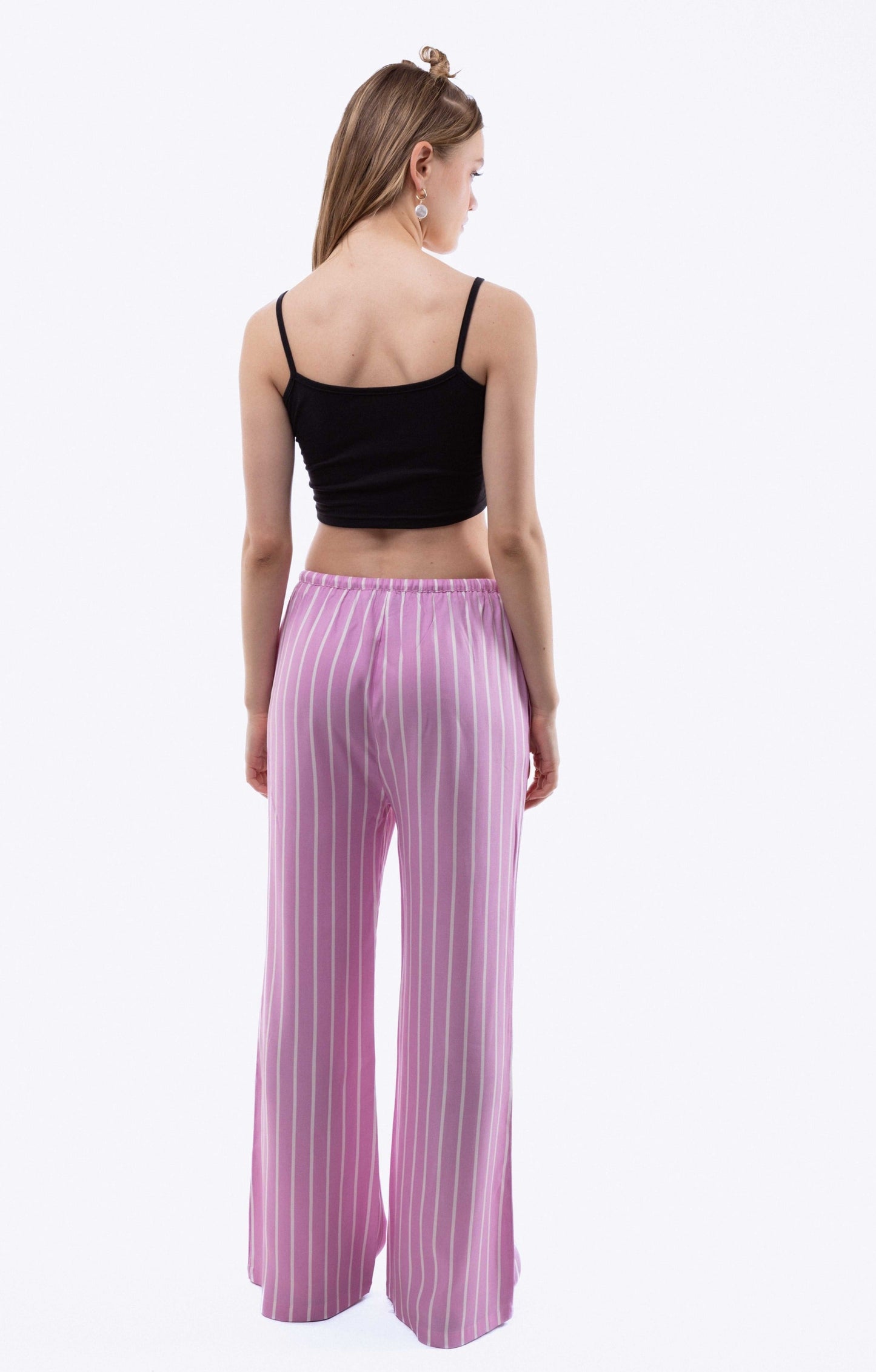 Stripe Festival Wide Leg Trousers