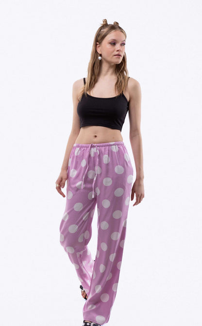 EVA Polka Dot Print Trousers