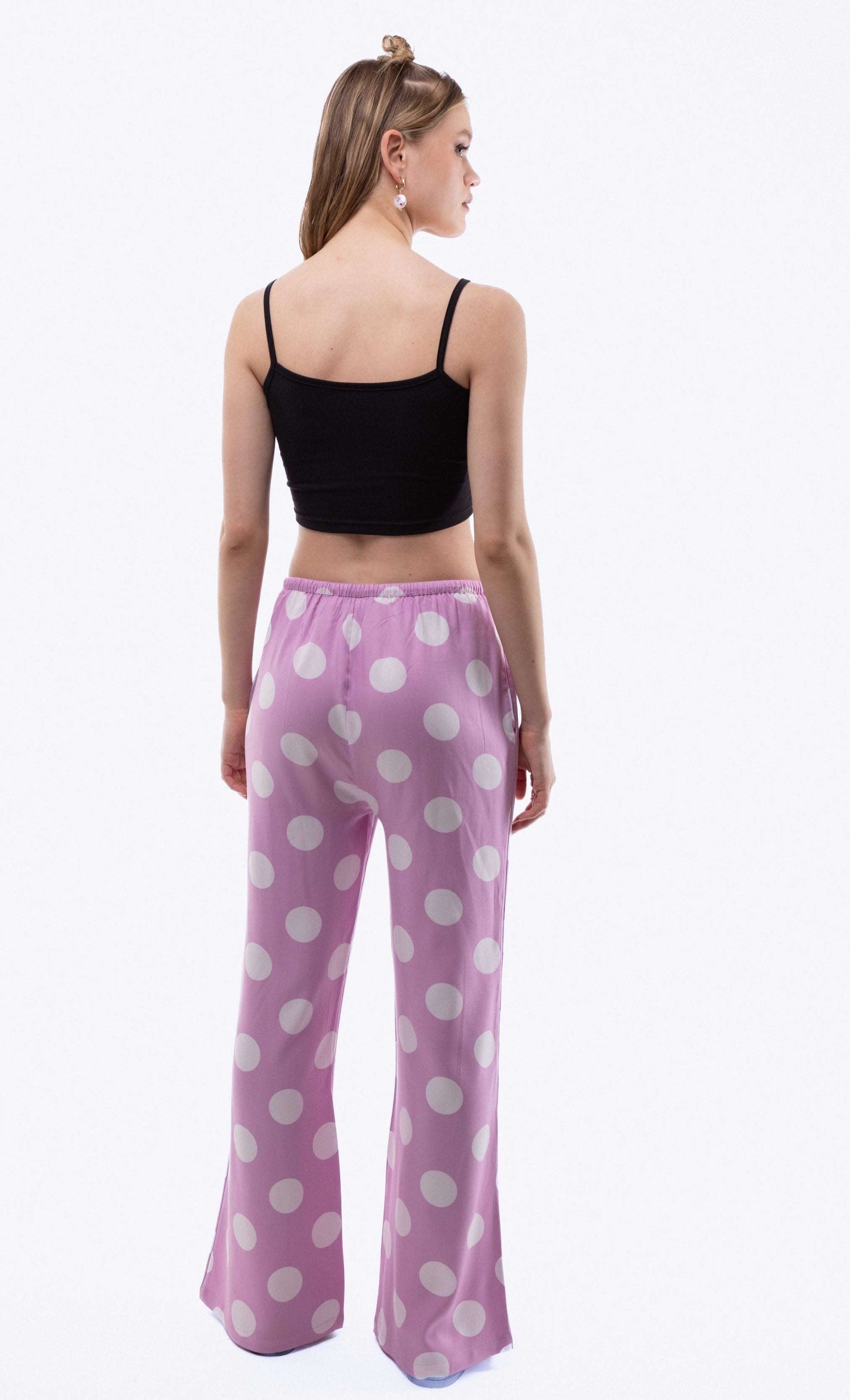 EVA Polka Dot Print Trousers