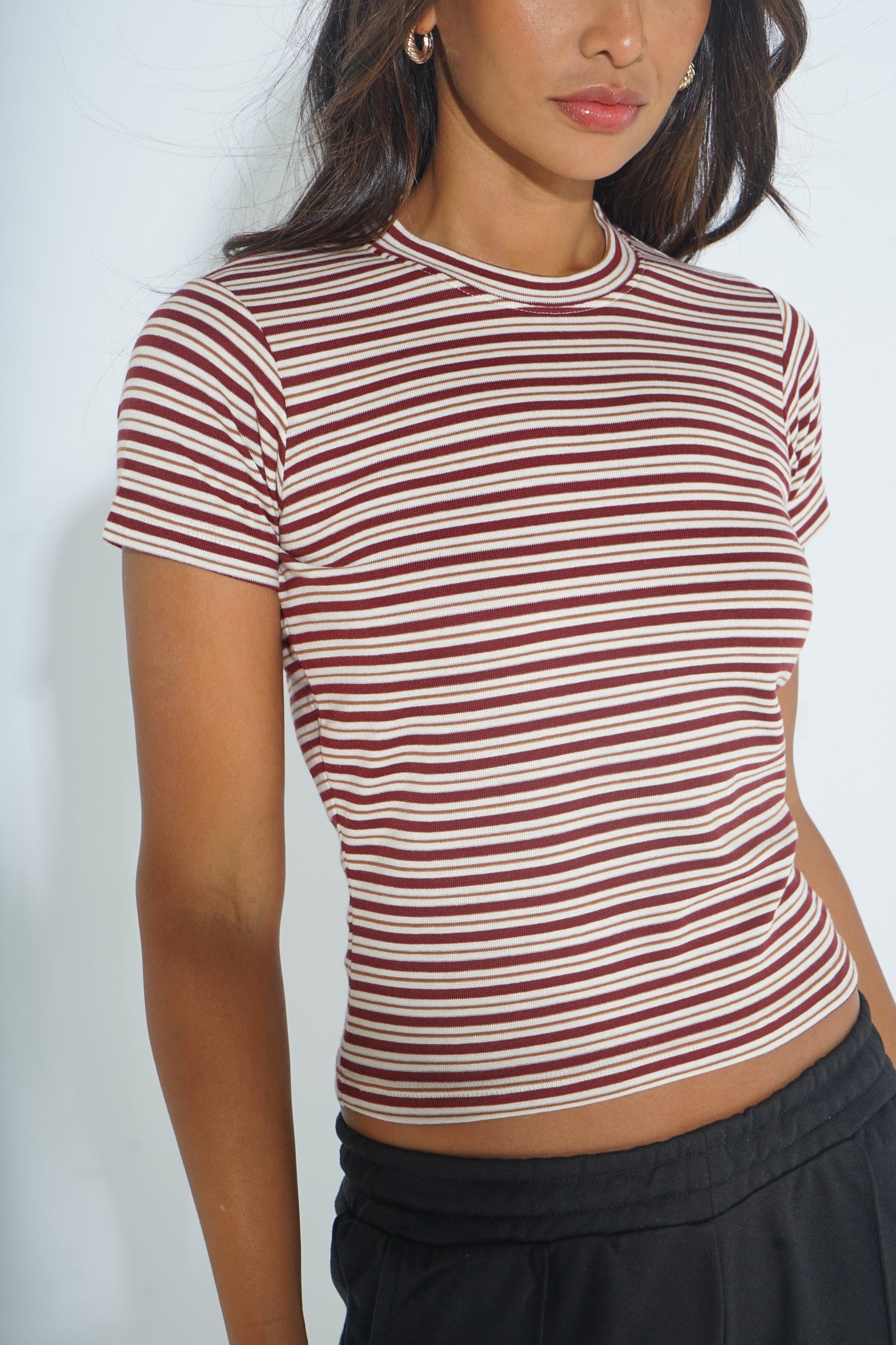 STRIPED SHORT-SLEEVE T-SHIRT SILKROAD DAUGHTERS