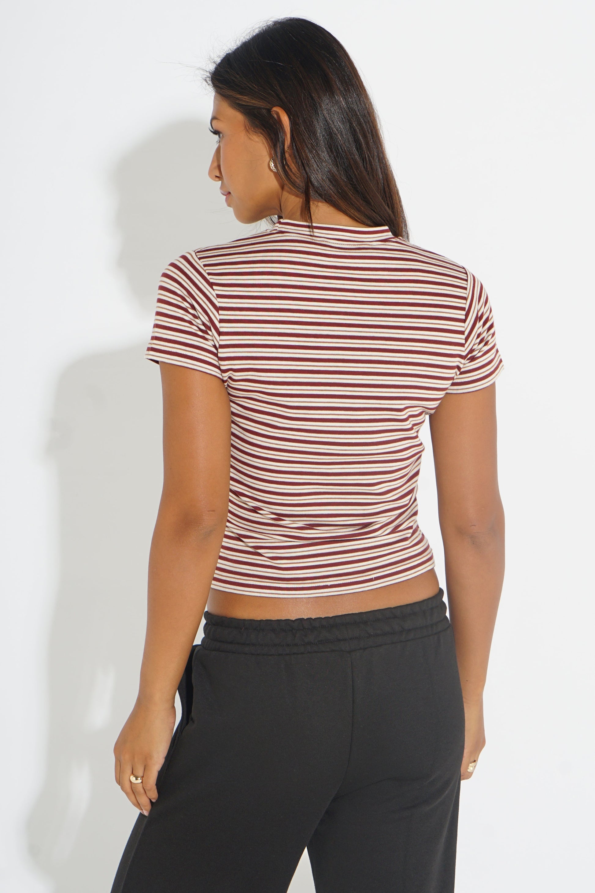 STRIPED SHORT-SLEEVE T-SHIRT SILKROAD DAUGHTERS