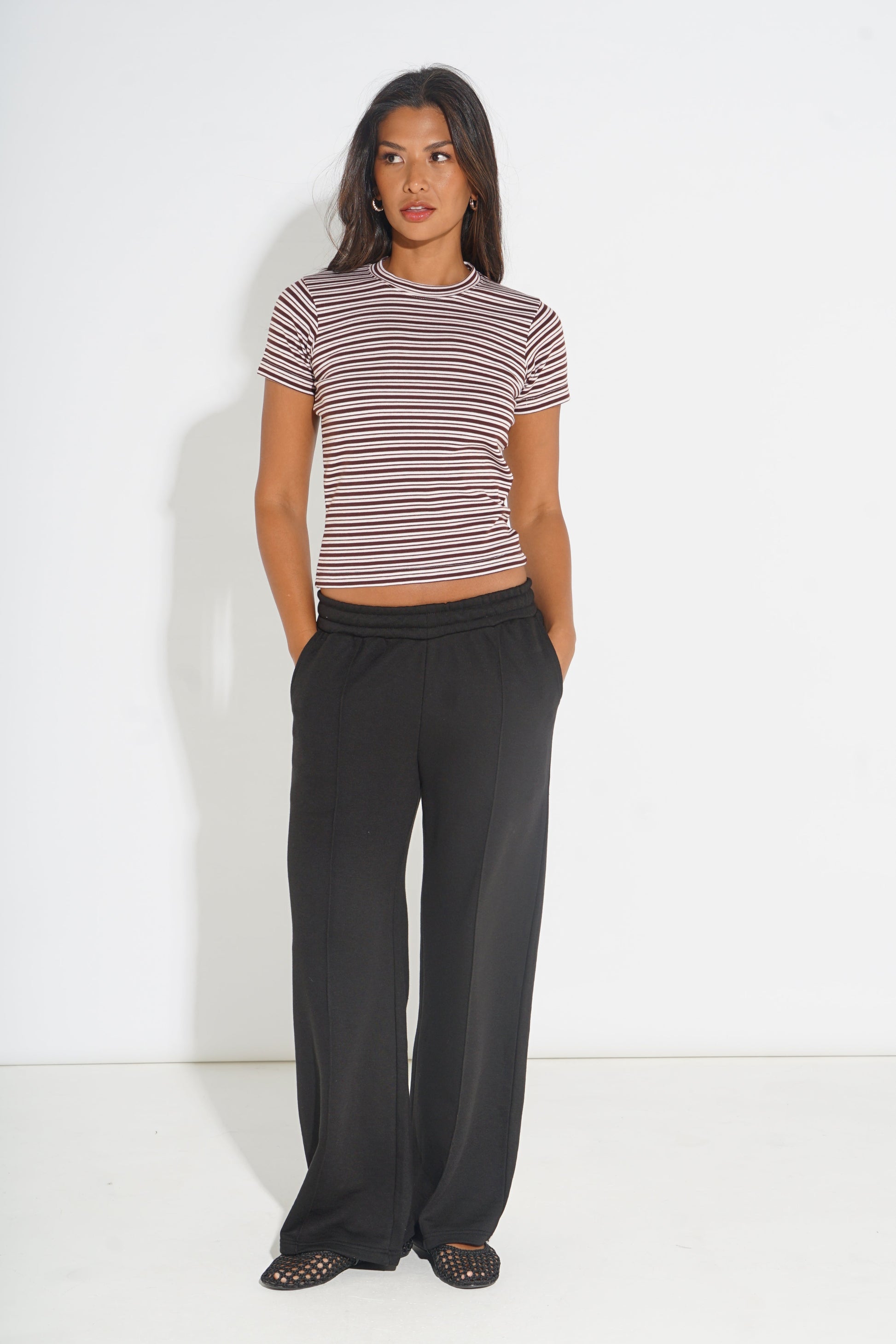 STRIPED SHORT-SLEEVE T-SHIRT SILKROAD DAUGHTERS